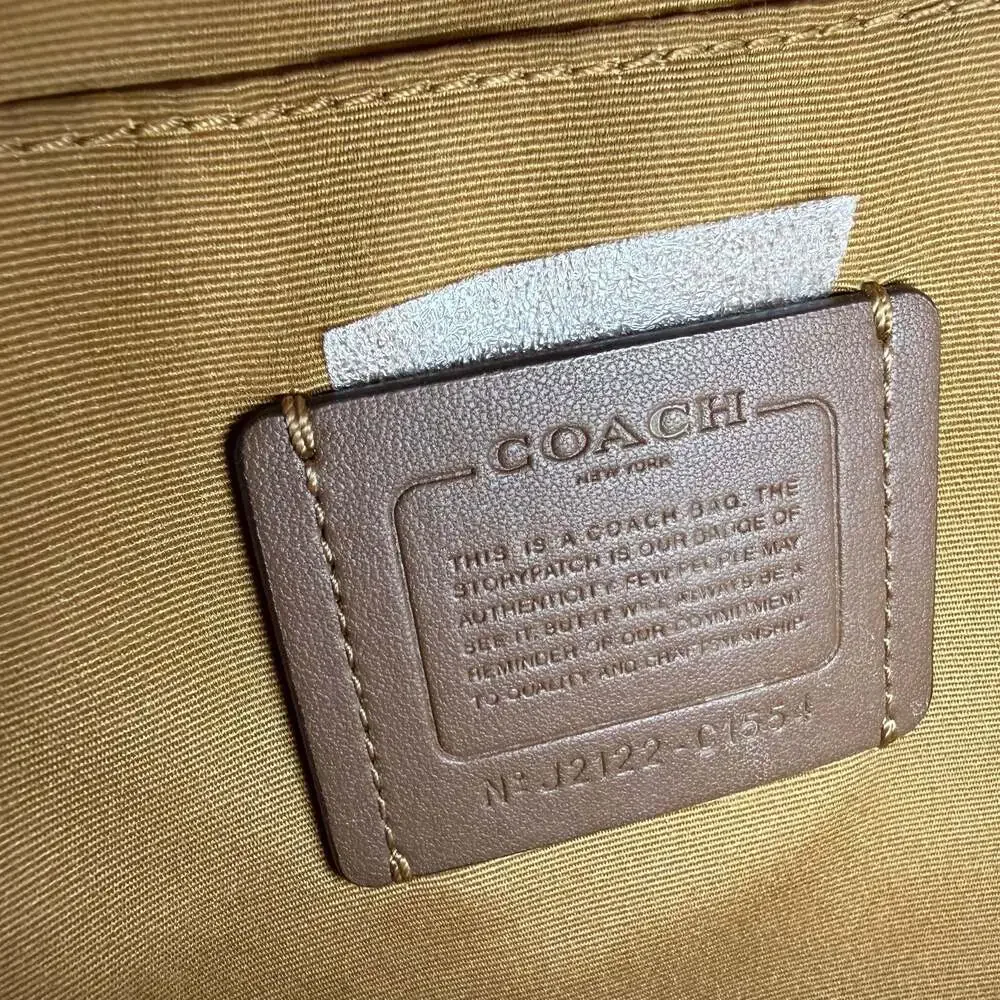 Coach Signature Coated Canvas Rowan File Bag Crossbody